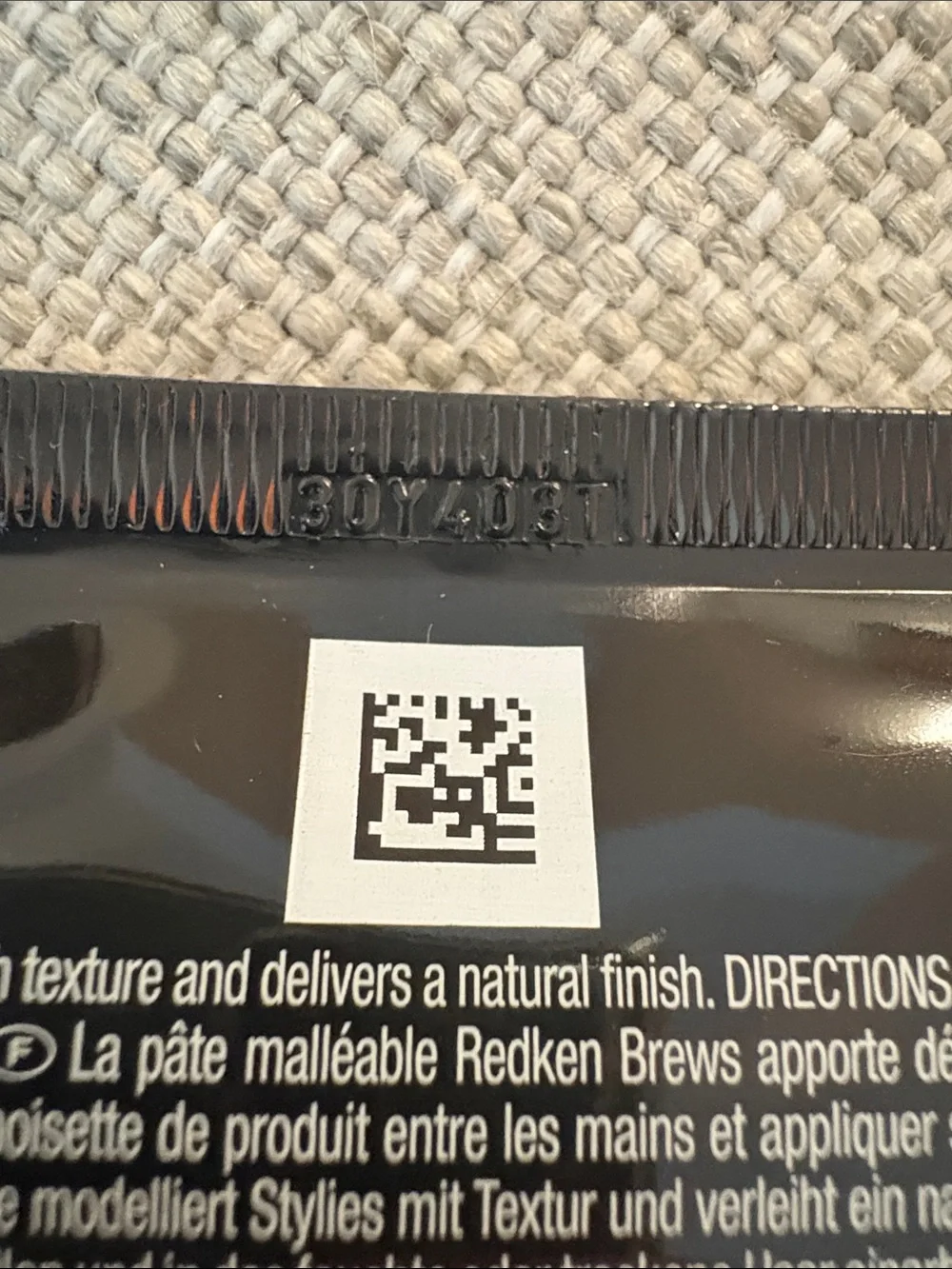 Brand New Redken Brews Work Hard Molding Paste - Black Tubes
